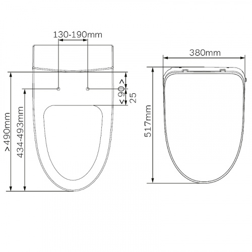 картинка CCC8F7851WH Func электронная крышка-биде для C8F1701SC от магазина Сантехстрой