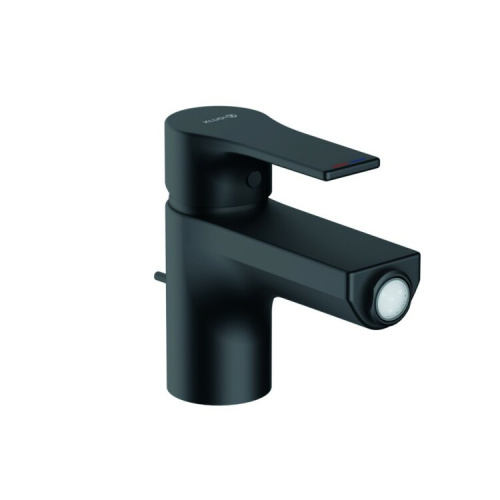 фото смеситель для биде, kludi, zenta sl, цвет-черный матовый