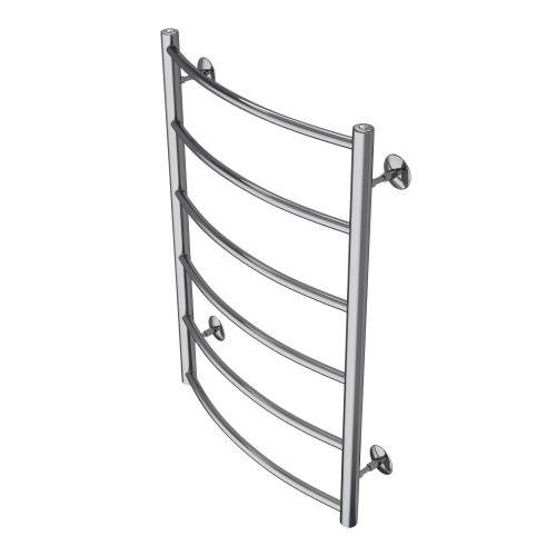 картинка Полотенцесушитель водяной AZARIO VERONA 500/800 6 секций, нижнее/диагональное подключение, 1/2", хром (AZ04158) от магазина Сантехстрой