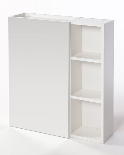 картинка Orange Sistema ST-60ZSW Шкаф зеркальный универсальный, белый от магазина Сантехстрой