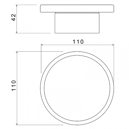картинка Мыльница настольная Timo Saona черный (13221/03) от магазина Сантехстрой