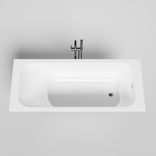 картинка Salini ORLANDA Встраиваемая ванна 1700х700х600мм, прямоуг. чаша, мат-л: S-Sense, глянцевый, белый (без слива-перелива!) от магазина Сантехстрой