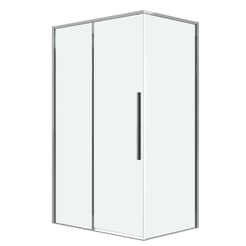 картинка Боковая стенка Grossman Galaxy 200.K33.01.90.10.00 (90х195) хром,стекло прозрачное, 1 место от магазина Сантехстрой