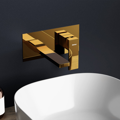 картинка 530260600 Gala, встраиваемый смеситель для раковины, золото от магазина Сантехстрой