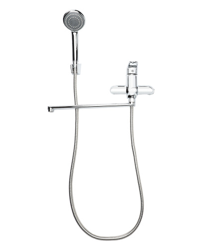 картинка Смеситель для ванны/душа Orange Iris M41-211cr с душевым набором от магазина Сантехстрой