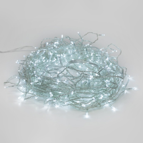 картинка Гирлянда Твинкл-Лайт 20 м,  прозрачный ПВХ,  160 LED,  цвет белый от магазина Сантехстрой