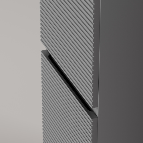 картинка Шкаф-пенал подвесной SANCOS Folk, 350х350х1650 мм, цвет Ergraut soft, арт. PFL35ES от магазина Сантехстрой