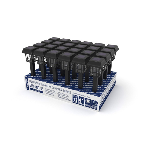 картинка Садовый светильник на солнечной батарее (SLR-LND-35) LAMPER от магазина Сантехстрой