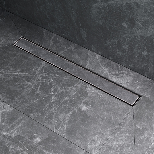 картинка W01SC-U11-060-04SB MasterFlow Трап для душа линейный универс затвор Tile 60см цвет сталь мат от магазина Сантехстрой