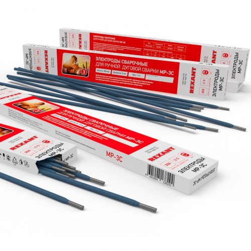 картинка Электрод 450 мм MP-3C 4 мм пачка 1 кг от магазина Сантехстрой