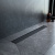 картинка W01SC-U11-060-04BM MasterFlow Трап для душа линейный универс затвор Tile 60см цвет черн мат от магазина Сантехстрой