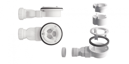 картинка Сифон Vsph-D132 с гидрозатовром от магазина Сантехстрой
