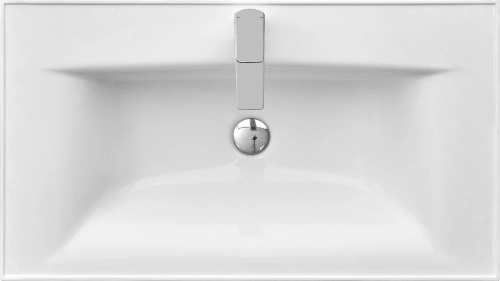 картинка Раковина накладная Айрис 80 1A722931AG010 белая от магазина Сантехстрой