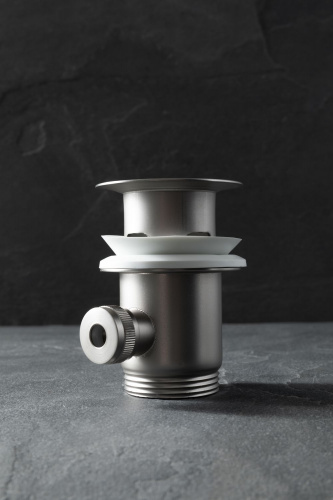 фото смеситель для биде allen brau priority 5.31a04-bn (с донным клапаном) никель браш