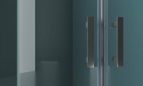 картинка Душевой уголок BelBagno Kraft 100х100 KRAFT-R-2-100-C-Cr профиль Хром стекло прозрачное от магазина Сантехстрой