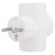 картинка Тройник электрический 10 А без заземления белый REXANT от магазина Сантехстрой
