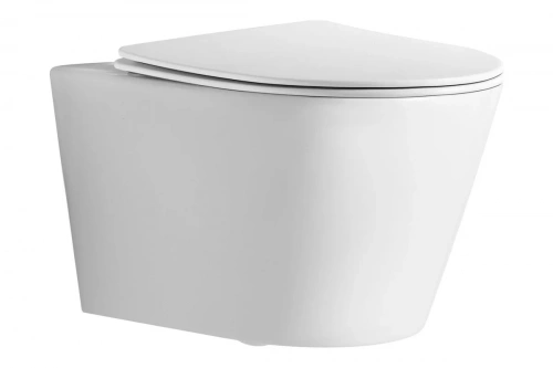 картинка Унитаз с сиденьем подвесной Aquanet ZVEZDA-3 Soft Close -SLIMSEAT с Rimless Tornado (336319) 00336319 от магазина Сантехстрой