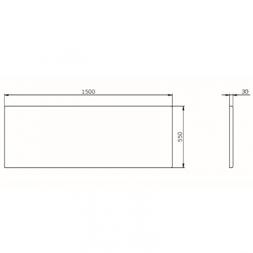 картинка W84A-150-070W-P Func панель фронтальная для ванны 150х70 от магазина Сантехстрой