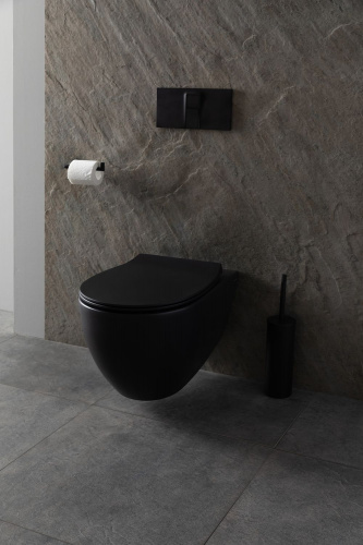 картинка Чаша подвесного унитаза Allen Brau Reality 4.32006.31 черный матовый от магазина Сантехстрой