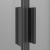 картинка W90G-401-100BT Душевое ограждение Gem 1/4 Rond 100x100 стекло прозрачное, профиль черный матовый, бе от магазина Сантехстрой