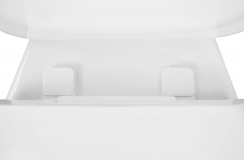 картинка Унитаз-компакт Creo Ceramique PROJECT с микролифтом 656х390х775, прямой выпуск, с аксессуарами двойного смыва от магазина Сантехстрой