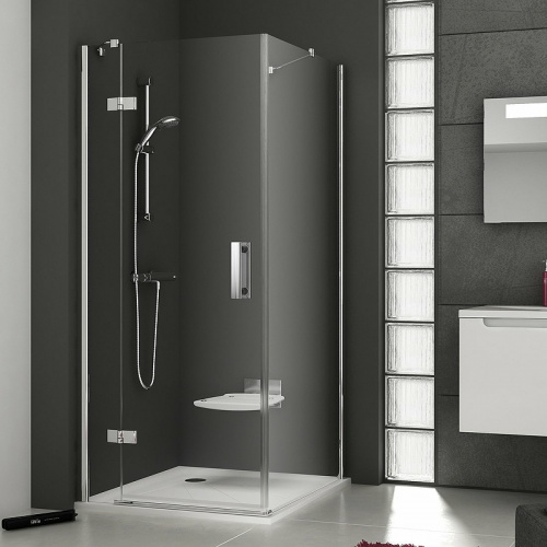 картинка Душевая стенка Ravak SmartLine SMPS-80 L 9SL40A00Z1 профиль Хром стекло Transparent от магазина Сантехстрой