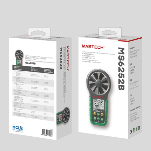 картинка Цифровой анемометр MS6252B MASTECH от магазина Сантехстрой