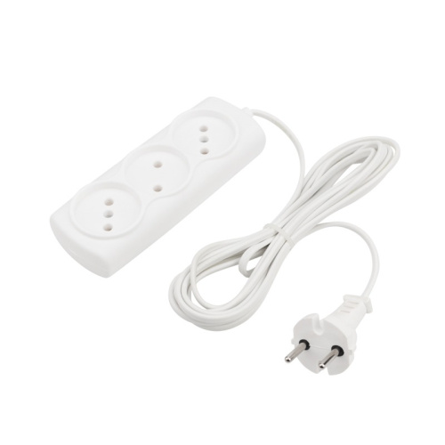 картинка Удлинитель PROconnect STANDARD 3 гнезда,  3 м,  2х0.75 мм² ,  б/з,  белый от магазина Сантехстрой