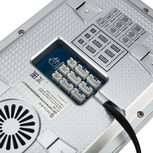 картинка Цветной монитор видеодомофона 7" формата AHD(1080P),  с сенсорным экраном,  детектором движения,  функцией фото- и видеозаписи (модель AC-438) от магазина Сантехстрой