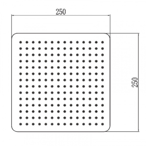 картинка Лейка для верхнего душа Savol (S-FDP01H) от магазина Сантехстрой