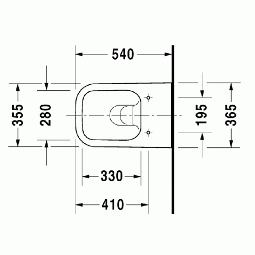 картинка Duravit Happy D.2 Унитаз подвесной rimless 365x540мм, , вкл. крепление Durafix, цвет: антрацит матовый (СПЕЦЦЕНА с нашего склада!!!) от магазина Сантехстрой