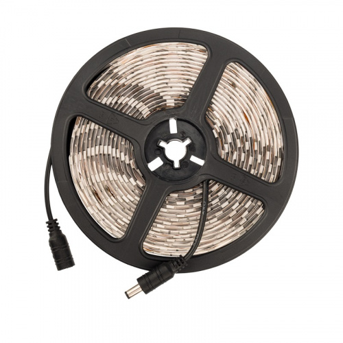 картинка LED лента 5м силикон,  10 мм,  IP65, SMD 5050, 60 LED/m,  12 V,  цвет свечения теплый белый LAMPER от магазина Сантехстрой