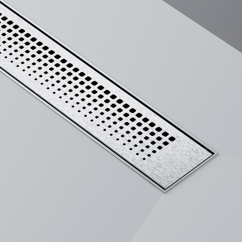 картинка W02SC-P11-080-01SB PrimeFlow Трап для душа линейный универс затвор Cut Gradient 80см цвет сталь мат от магазина Сантехстрой