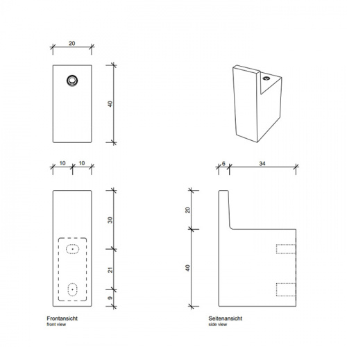 картинка Decor Walther CONTRACT Крючок, черный матовый от магазина Сантехстрой