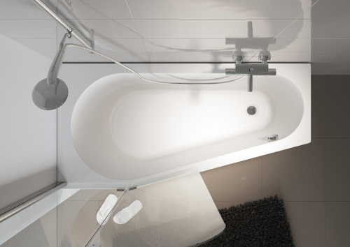 картинка Акриловая ванна Riho Delta 150x80 B066001005 (BB8000500000000) R без гидромассажа от магазина Сантехстрой