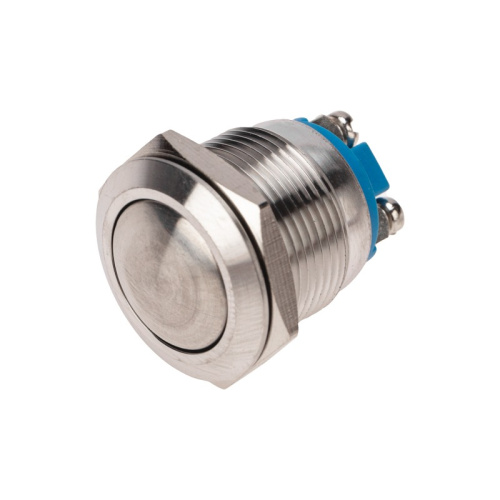 картинка Кнопка антивандальная Ø19 Б/Фикс (2с винт) OFF-(ON) сфера (PBS-28В,  A19-A2) REXANT от магазина Сантехстрой