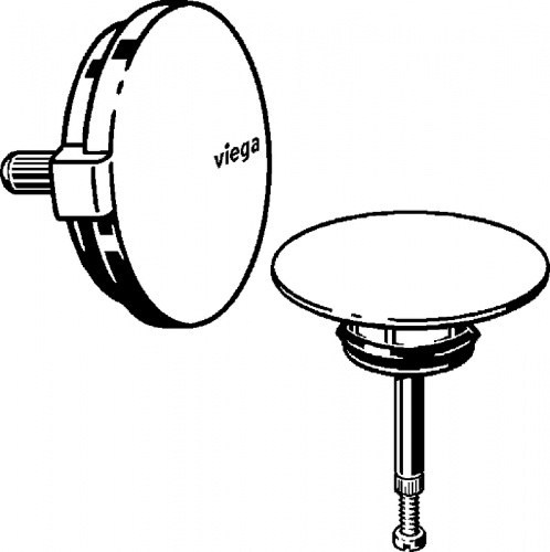 картинка Накладки для слив-перелива Viega Multiplex Visign M5 M5 6162.01 735883 Белые от магазина Сантехстрой