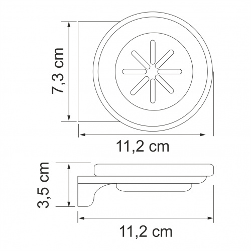картинка Мыльница WasserKRAFT Kammel K-8329 Хром от магазина Сантехстрой