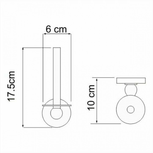 картинка Держатель туалетной бумаги WasserKraft K-85097/K-69097/K-77097 от магазина Сантехстрой
