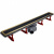 картинка Душевой лоток Pestan Confluo Premium Line 850 Black Glass Gold 13100118 с решеткой Черный глянцевый Золото глянцевое от магазина Сантехстрой