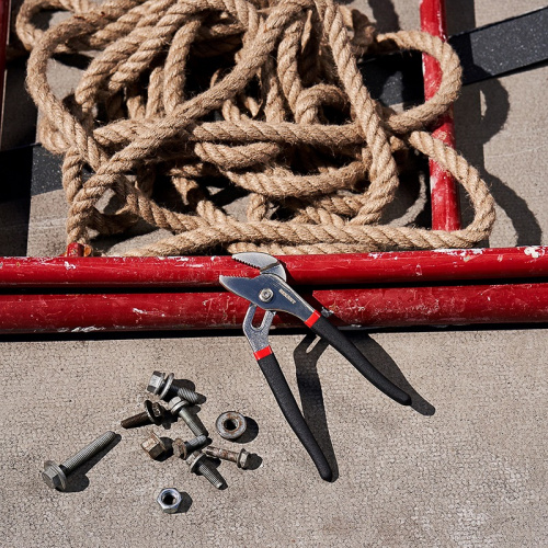 картинка Клещи переставные 200мм никелированные,  обливные рукоятки REXANT от магазина Сантехстрой