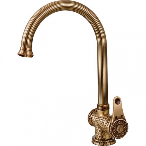 картинка Смеситель для кухни ZORG a 407k-br Бронза от магазина Сантехстрой