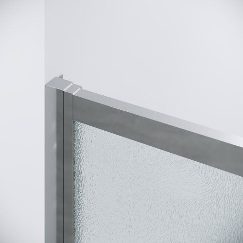 картинка Душевое ограждение Grossman Cosmo 100.K33.02.110.10.02-200.K33.02.90.10.02 (110х90х195) раздвижная(левая) хром, стекло шиншилла, 2 места от магазина Сантехстрой