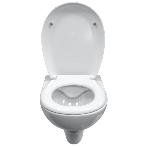 картинка Унитаз подвесной Kale OPTIMUM 350х400х515 безободковый с сиденьем без микролифта, белый от магазина Сантехстрой