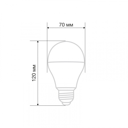 картинка Лампа светодиодная Груша A60 11,5Вт E27 1093Лм 2700K теплый свет REXANT от магазина Сантехстрой