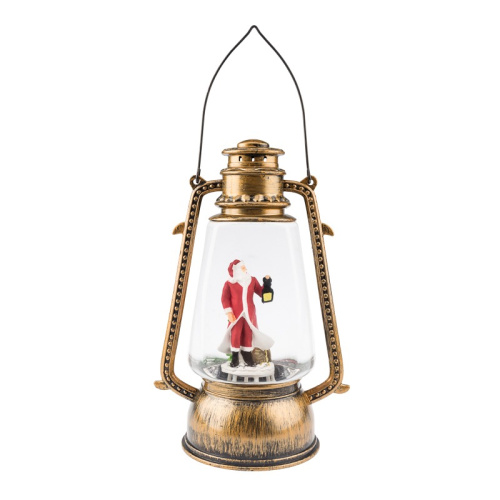 картинка Декоративный LED-фонарь с эффектом снегопада и подсветкой Санта-Клаус USB,  теплое белое свечение NEON-NIGHT от магазина Сантехстрой