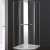 картинка Душевой уголок Cezares Bergamo R-1 Arco 90x90 BERGAMO-W-R-1-90-ARCO-C-Cr-R-IV IV профиль Хром стекло прозрачное от магазина Сантехстрой