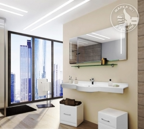 картинка Зеркало AQUATON (Акватон) 1a107502ot010 Хром от магазина Сантехстрой