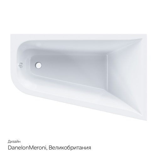 картинка W72A-160R100W-A2 Ванна акриловая spirit  ассиметричная 160x100, без слива/перелива, правосторонняя от магазина Сантехстрой