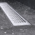 картинка W02SC-P11-070-01SB PrimeFlow Трап для душа линейный универс затвор Cut Gradient 70см цвет сталь мат от магазина Сантехстрой